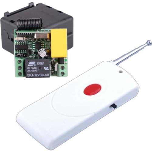 433mhz RF Mini Wireless Remote Control System AC 220 V 1 CH 1* Receiver+1*Transmitter With Protection Switch
