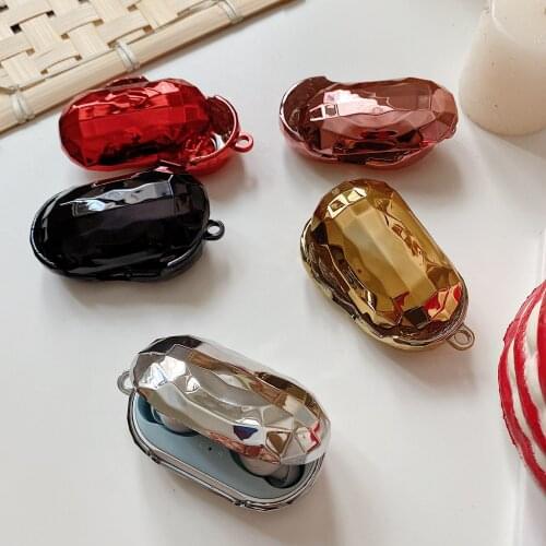 Cover For Samsung Galaxy buds + Case Shell Accessories anti-drop Shockproof Electroplating Earphone Protector Case For buds + PC