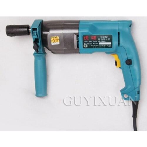 GM12 adjustable speed electric drill electric tapping machine M2-12 hand-held tapping machine professional wire set ma