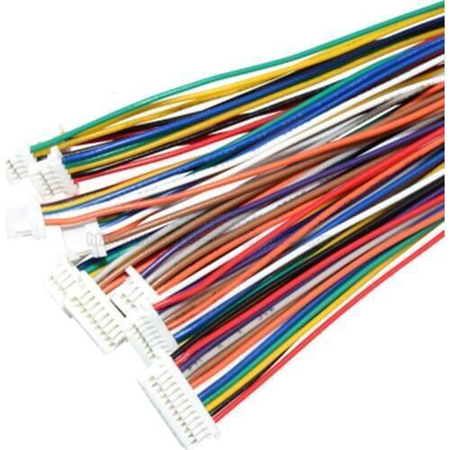 SH 1.0 Wire Cable Connector DIY SH1.0 JST 2/3/4/5/6/7/8 Pin Electronic Line Single Connect Terminal Plug 28AWG 100mm