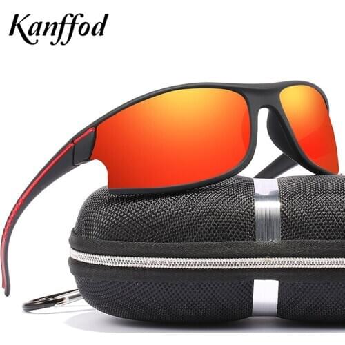 Kanffod 2021 New Arrivals Mens Polarized Sunglasses Sports Driving Sun Glasses Outdoor Mirror Lens High Quality Zonnebril