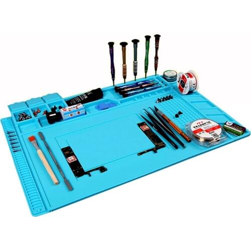 ESD Heat Insulation Working Mat Phone Computer Repair Soldering Station Iron Thermal Insulation Anti-static Mat Insulator Pad