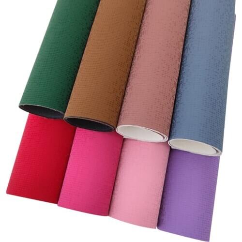 Matte Color Frosted PU Faux Leather Fabric Sheet for Making Hair Bow/Cover/DIY Accessories