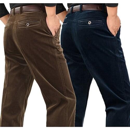 TQGQG Men's Corduroy Trousers