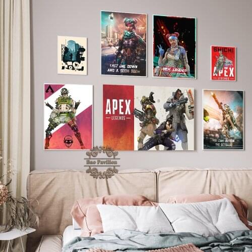 Apex Legends Video Game Character Watercolor Portrait Art Prints Poster Modern Wall Picture Canvas Painting Kids Room Home Decor