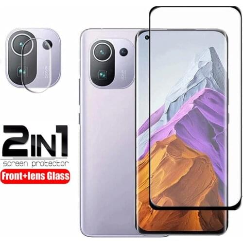 2in1 Tempered Glass Camera Lens Screen Protector For Xiaomi Redmi Note 10S 9S 9T 8T 8 9 10 Pro Max 9AT 9C 8A Poco M3 X3 NFC Film