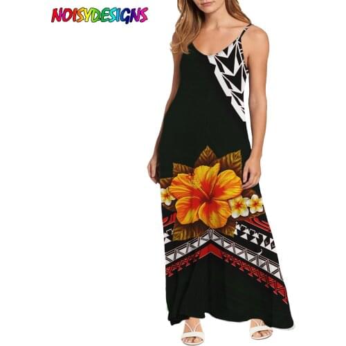 NOISYDESIGNS Plus Size Women Maxi Dress Summer Casual Sexy Poppy Floral Printed Long Dresses Sleeveless V Neck Ladies Vestido