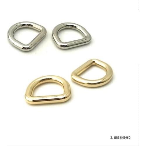 10 pieces / lot) luggage handbag hardware accessories inner diameter 16 mm zinc alloy die-cast shoulder strap chain link buckle