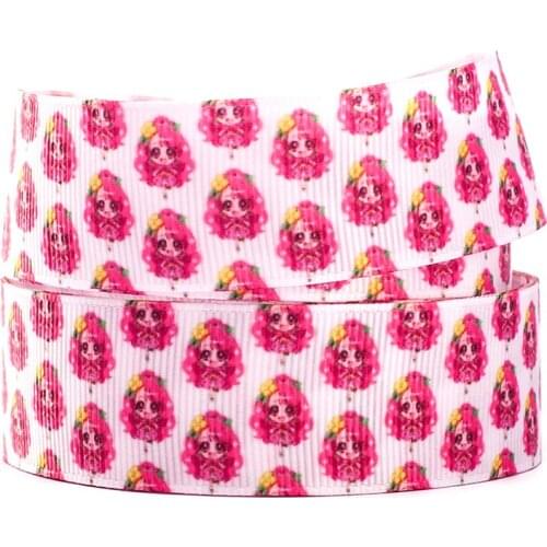 10yards different sizes new cute cartoon Character ribbon printed grosgrain ribbon
