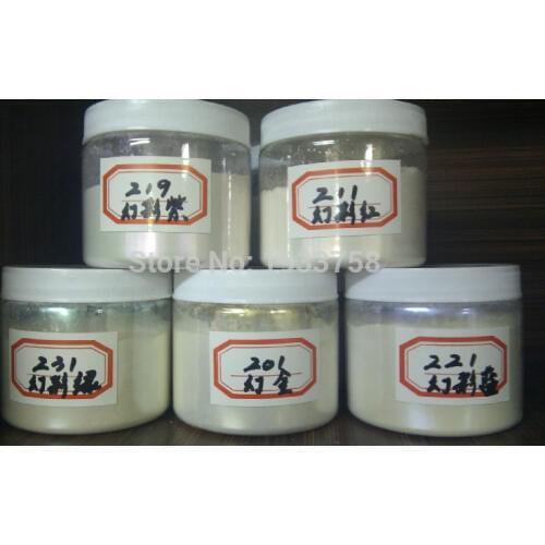 100g Mixed 5 colors Mermaid Nail Powder White Symphony Powder for Make UP Eyeshadow Paint Dye Soap Pigment Mica Powder