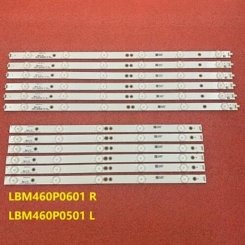 12pcs/set LED BACKLIGHT FOR SHARP LC-46LD266K 46PFL3218K LBM460P0601 A1-BU-3 R AU-1 LBM460P0501-AT-1 L TPT460H1-HN04