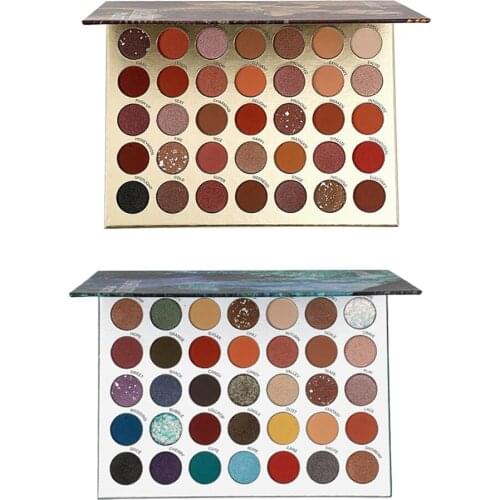 35 Colors Pressed Matte&Glitter Eyeshadow Palette Pallete Cosmetic