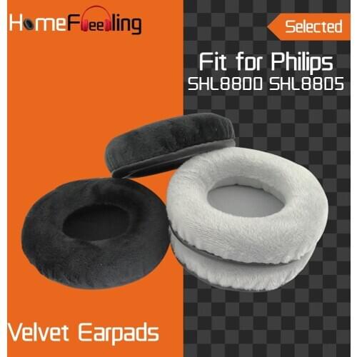 Homefeeling Earpads for Philips SHL8800 SHL8805 Headphones Earpad Cushions Covers Velvet Ear Pad Replacement