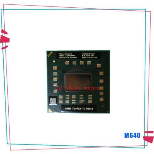 AMD Turion II Ultra Dual-Core Mobile M640 2.6 GHz Dual-Core Dual-Thread CPU Processor TMM640DBO23GQ Socket S1