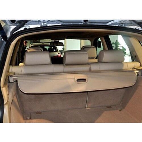 For BMW X5 E70 08-13 Beige Retractable Boot Trunk Shield Cargo Cover Organizer