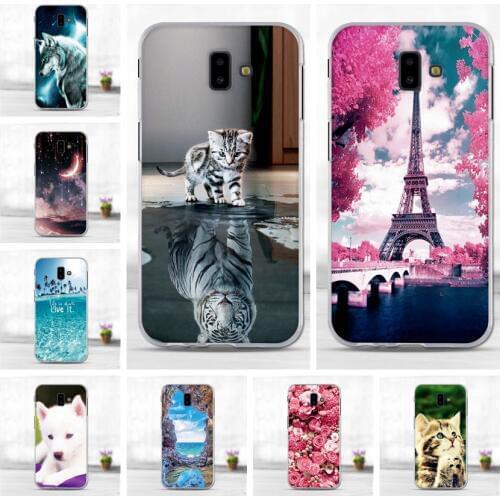 6.0'' J4Plus For Samsung Galaxy J6 Plus Case Silicone Clear Soft TPU Cover For Samsung Galaxy J6 Plus 2018 Case J6 prime Case