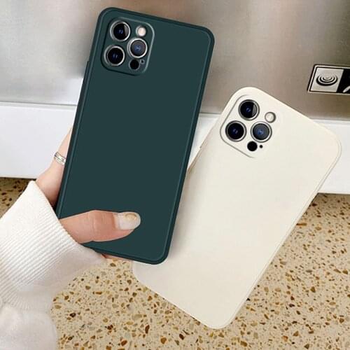 Fully camera phone case For iPhone 12 Pro Max 11 iPhone SE 2020 case Soft silicone cover For iPhone XS Max XR 8 7 Plus