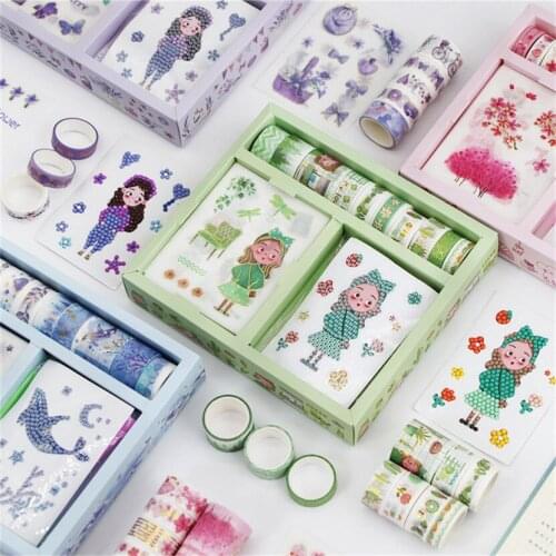 Washi Tape School Material Kawaii Cute Stationery Free Shipping School Supplies 2021 Masking Tape Decorative Stickers For Diary