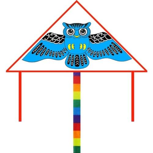 DIY Graffiti Kite Blank Triangle Kite Can Be Painted Nylon Outdoor Kites Flying Toys with 30m Lines For Children Kids