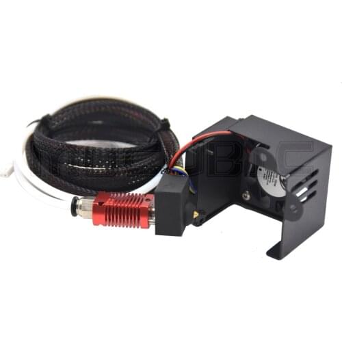 3D Printer Parts Full Assembled Extruder Kit With 0.4mm Nozzle Aluminum Heat Block Double Cooling Fan 24V For Creality Ender-3