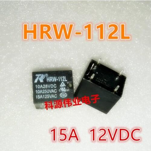 HRW-112L 12VDC 15A Relay HRW-112L 5 feet