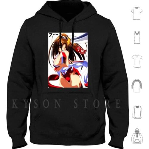 Mai Shiranui #21 Hoodie long sleeve Cotton Sexy Hentai Ecchi Echi Erotic Lewd Tits Titties Boob Boobs Oppai