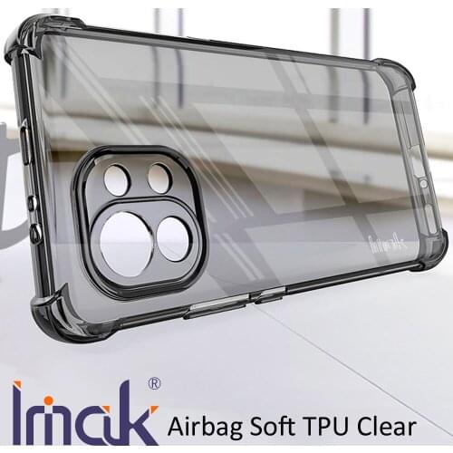 IMAK Airbag Case For Xiaomi Mi 11 Mi11 Shockproof Soft TPU Silicone Clear Transparent Cover For Xiaomi Mi 11 Fundas Coque Cases