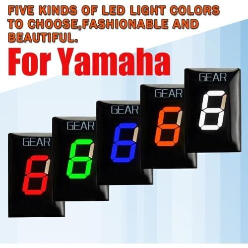 Motorcycle Ecu 1-6 Level Gear Display Indicator For Yamaha XJ6 R1 R6 Fzh150 Fzn150 Xt660 Xjr1300 Fz16 FZ1 FZ-S Xvs950A Fz8 Fz6r