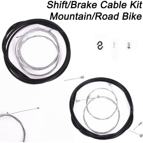 Mountain Bike Shift Cable Kit Road Bicycle Brake Cable Wires Housing Replacement Kit
