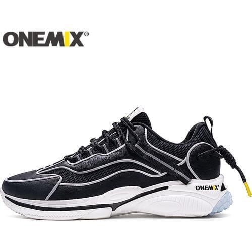 ONEMIX Men Sports Shoes Running Walking Fashion Women Sneakers Breathable Mesh Outdoor Man Sneaker Lightweight Woman Sport Shoe