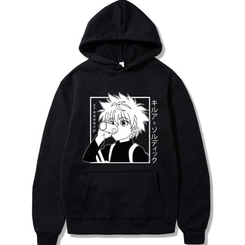 Men Hoodies Print HUNTER x HUNTER Pullover Streetwear Sweatshirt Harajuku Casual Men Women Hoodie Hombre Hoody Hot Sale