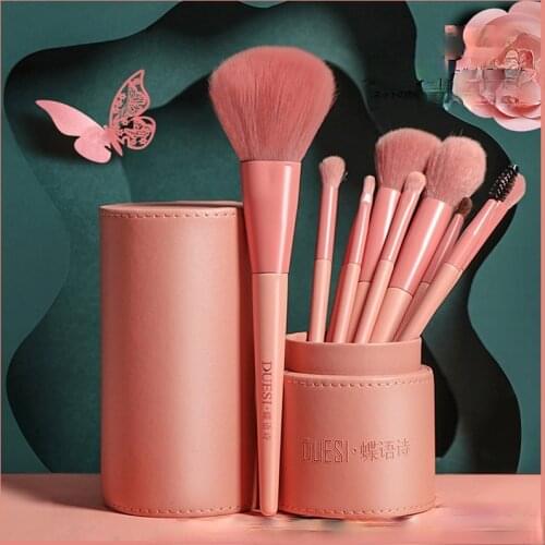 TT DUESI Makeup Brush Set Eye Shadow Blush Face Powder Highlight Repair Brush Foundation Lip Brush Beauty Tools Full Set