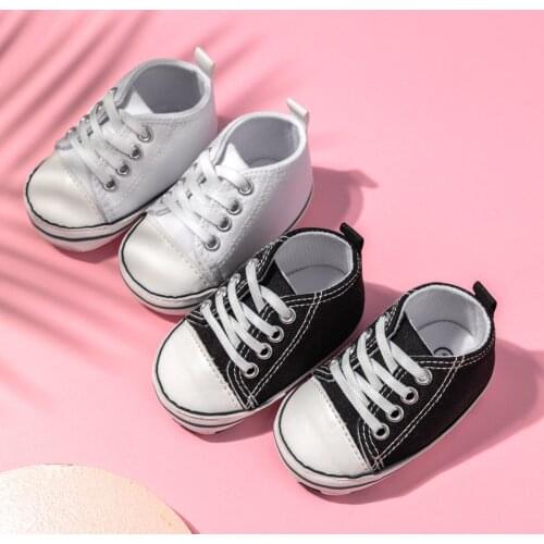 Baby Shoes Baby Girls Boys Spring Autumn Causla Canvas Shoes First Walkers 0-18Months