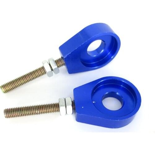 Rear Wheel Axle Hole Chain Tensioner Adjuster 6 Color 12mm 15mm for Motorcycle Modification Parts Accessories