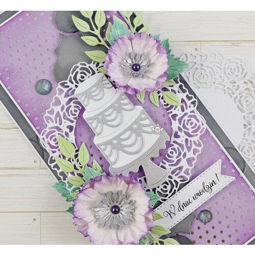 Mmao Crafts Metal Steel Cutting Dies New Cake decoration Stencil For DIY Scrapbooking Paper/photo Cards Embossing Dies