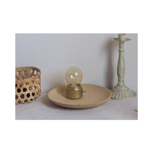 Retro Distressed Rough Embryo Blank Plate Decoration Photo Frame Tray Decoration Photo Props Photography Background Plates