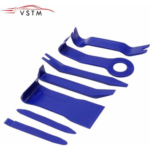7pcs Remover Removal Puller Pry Tool Car Door Panel Trim Upholstery Retaining Clip Plier Tool Hand Tool Set