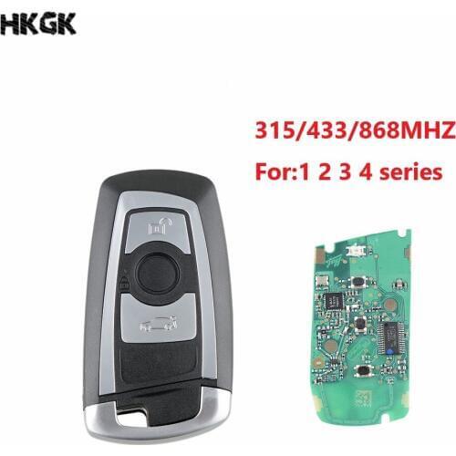 3 Buttons Smart Remote Key Keyless For BMW Cas4 315/433/868Mhz FEM / BDC CAS4 CAS4+ 2011-2017 Car keys