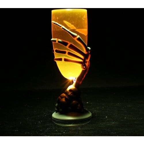 LED plastic claws mug red wine cup halloween skull mug claws coffee cup bar