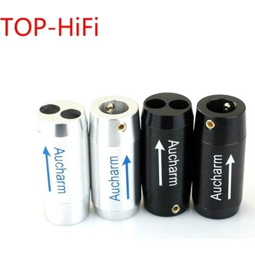 TOP-HiFi 4pcs/lot Aluminium 1 to 2 Pant Boot Y Splitter Speaker Audio Power Cable Wire 10MM DIY Headphone Cable Diameter 10.5mm