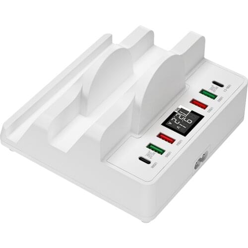 Smart Fast Charger USB Charger Charging Station Wireless Charger Tablet Phone Adapters For iPhone 12 11 Samsung Huawei Xiaomi