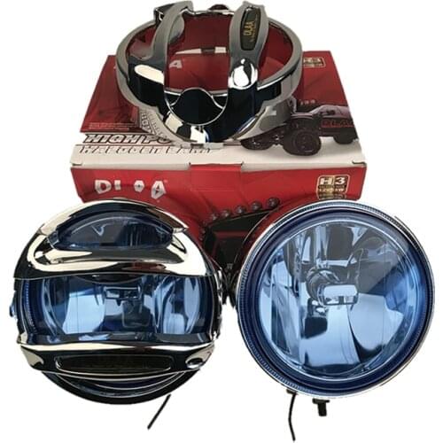 Universal A Pair D16cm Fog Light Car Fog light Automobile Front Bumper Roof Install SUV Boat Use Crystal lamp High Quality