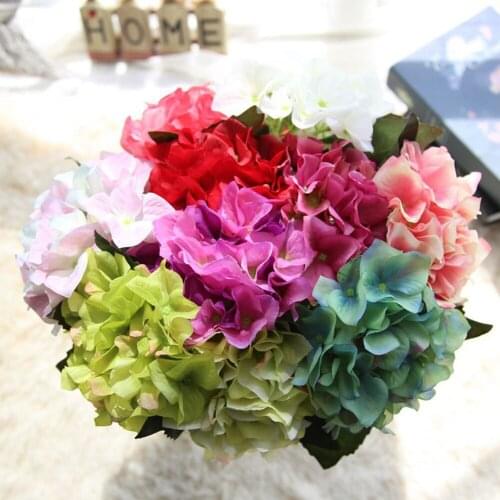 High Quality 1Pcs/bag Artificial Flower 35cm Silk Flower Real Touching Plush Bride Bouquet Hand Holder Wedding Home Decorative
