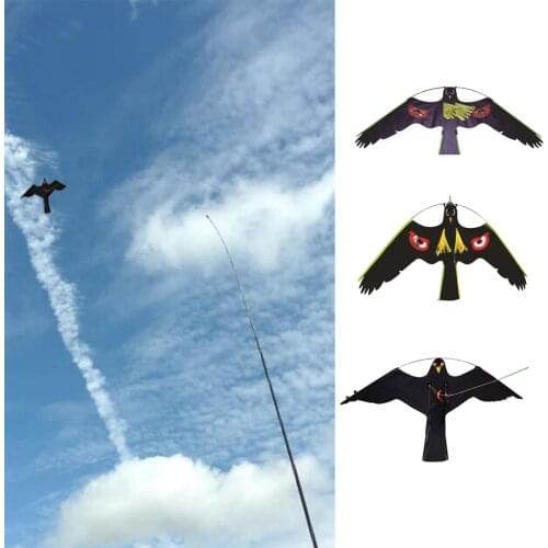 Kite Large Bird Kite Scarer Scarecrow Performing Birds Pest Control Repellents Home Garden Farm Protects
