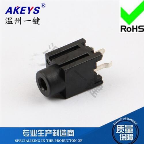 10 Pcs PJ-342 mobile phone audio interface 3.5 headphone jack 3 foot patch Dia 3.5MM socket female socket