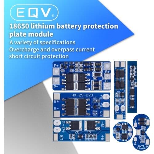 2S 3A Li-ion Lithium Battery 7.4v 8.4V 18650 Charger Protection Board bms pcm for li-ion lipo battery cell pack