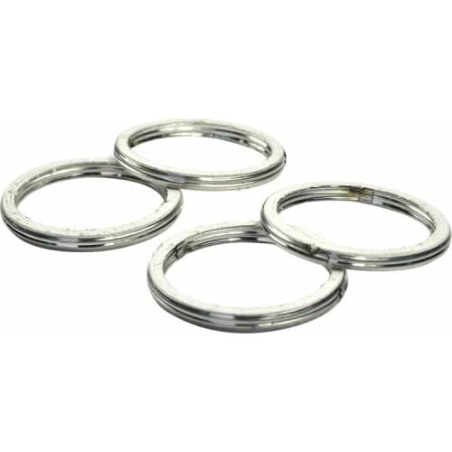 LOPOR For Honda CB750 1991-2003 CBR1100XX 1997-2003 CBF250 2004-2009 SXS700M2 M4 2014 2015 Exhaust Pipe Header Gasket Ring 4PCs