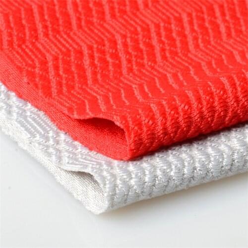 4 yards Big wave geometric flower jacquard four-way stretch Lycra seat cover pillow fabric stretch fabric knitting