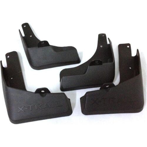 ABAIWAI Car Mudguard Mud Guard Parts For Nissan X-Traill Fender Plastic Auto Protector with Logo X Trail 2014 2015 2016 4PCS/SET