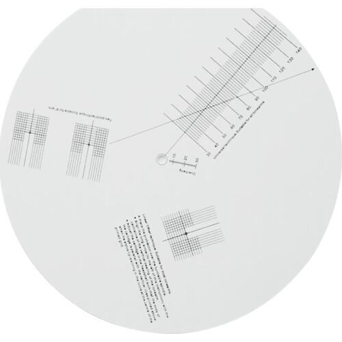 Anti-sliding LP Vinyl Record Pickup Calibration Plate Distance Gauge Protractor Adjustment Tool Ruler for Turntable Accessories